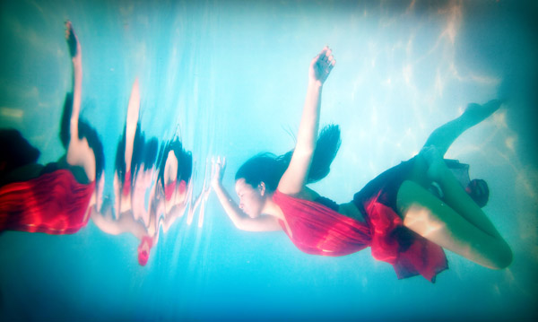 Underwater model shoot & video