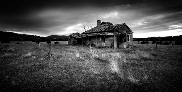 black and white landscape photography port stephens